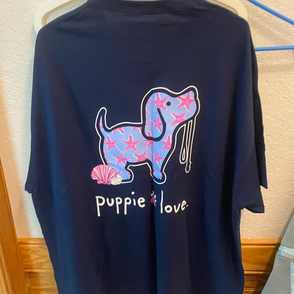 Puppie Love XXL T-shirt beachy design